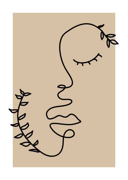 Leafy Face – Kunst