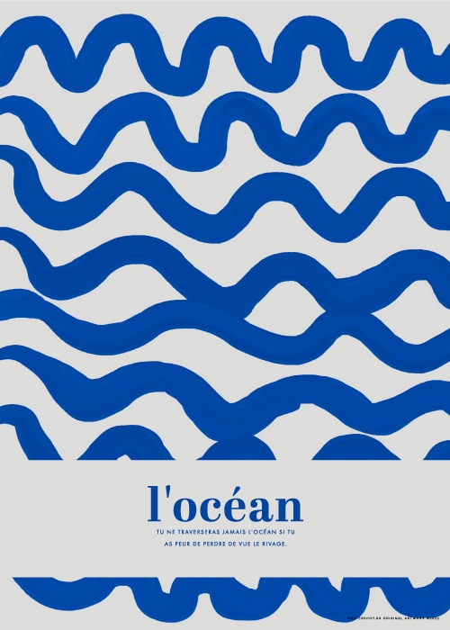L'océan Bleu – Kunst