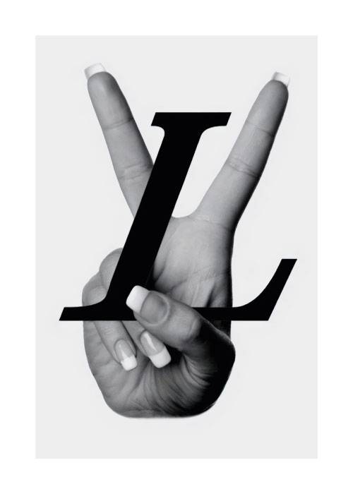 Lv Hand Sign – Fotokunst