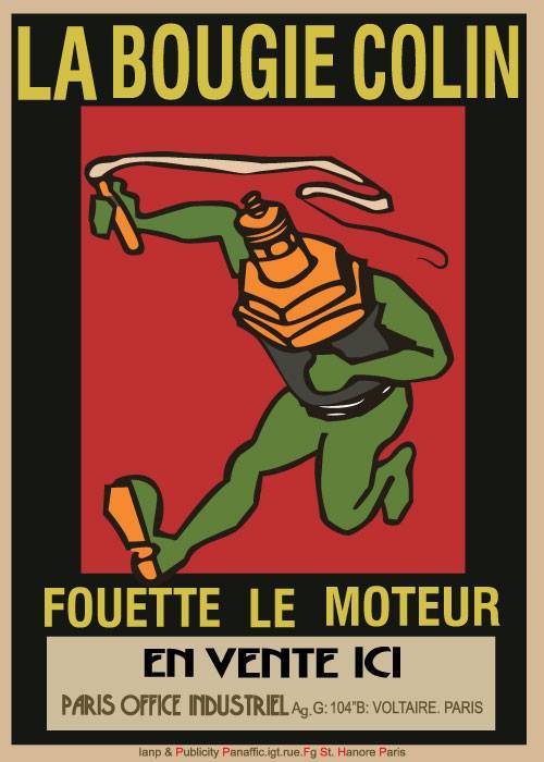 La Bougie Colin – Vintage/Retro plakater