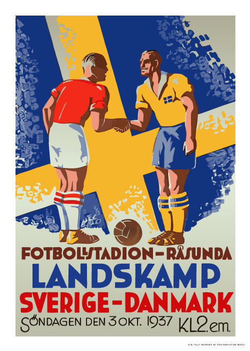 Landskamp 1937 Danmark Sverige