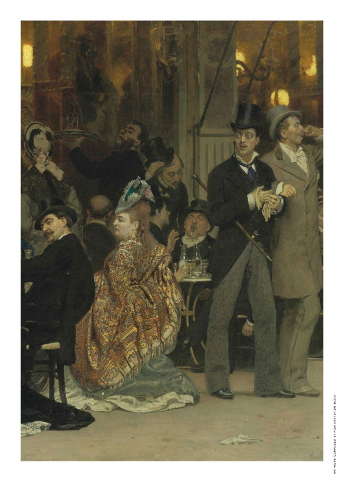 Le Café De Paris 1875 No. 1 – Vintage/Retro plakater
