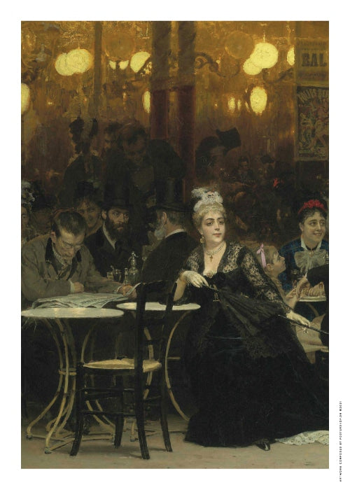Le Café De Paris 1875 No. 2 – Vintage/Retro plakater