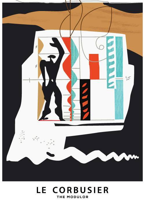 Le Corbuiser The Modulor – Kunst