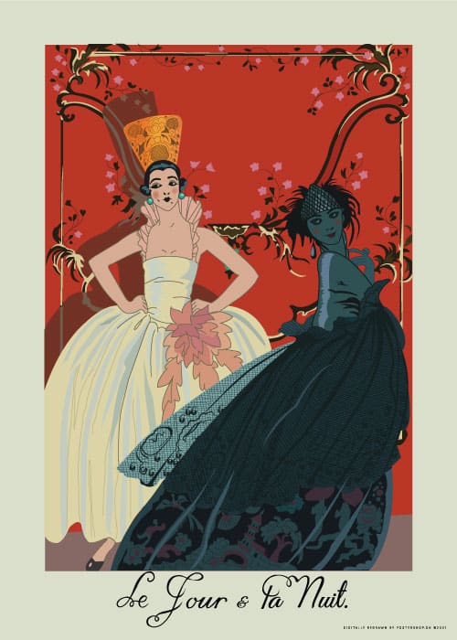 Le Four & Fa Nuit George Barbier 1922 – Kunst
