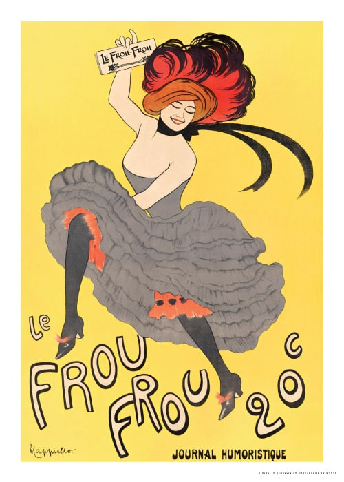 Le Frou Frou 20 1899 Af Leonetto Cappiello – Kunst