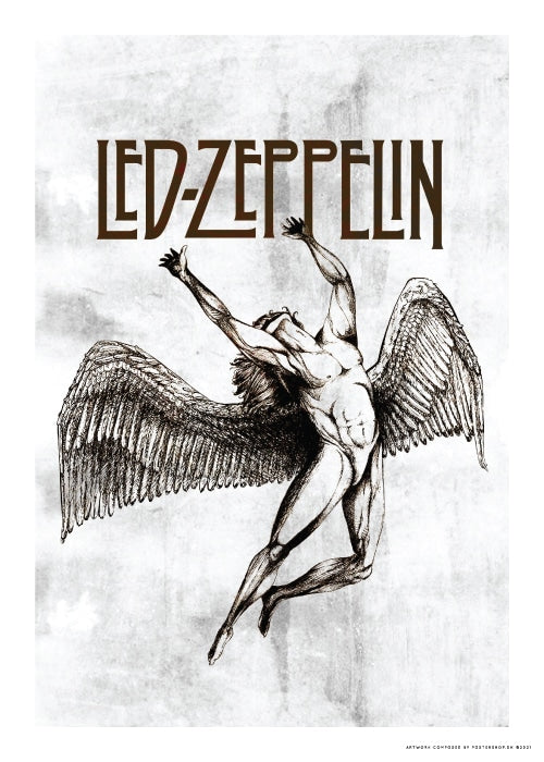 Led Zeppelin Art No. 3 – Vintage/Retro plakater