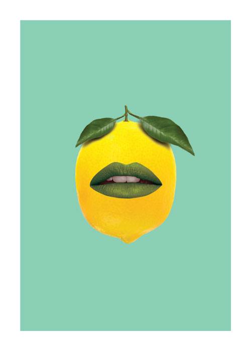 Lemon Lips – Digital Art