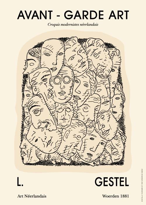 Leo Gestel Maskers – Kunst