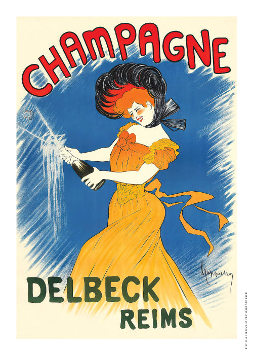Leonetto Capiello Champagne Delback 1902 – Kunst
