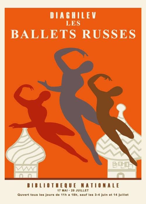 Les Ballets Russes – Vintage/Retro plakater