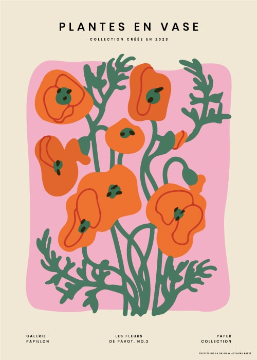 Les Fleurs De Pavot No. 2 – Kunst