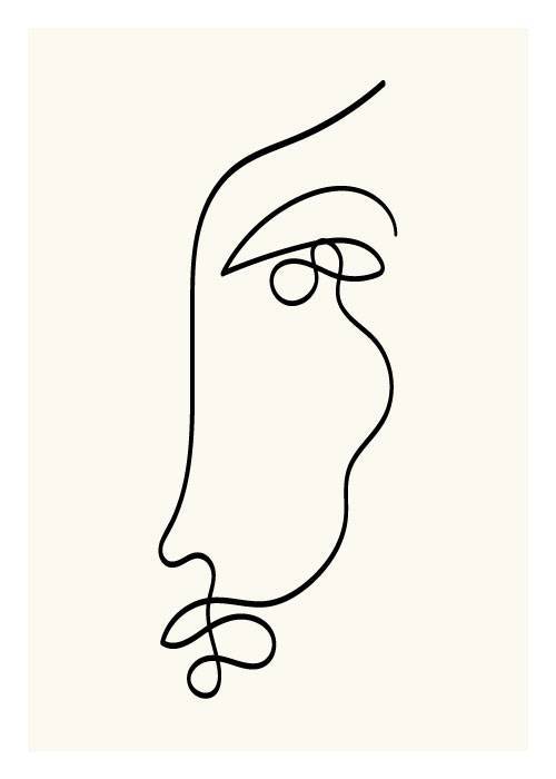 Lined With Cheeks – Grafiske Plakater