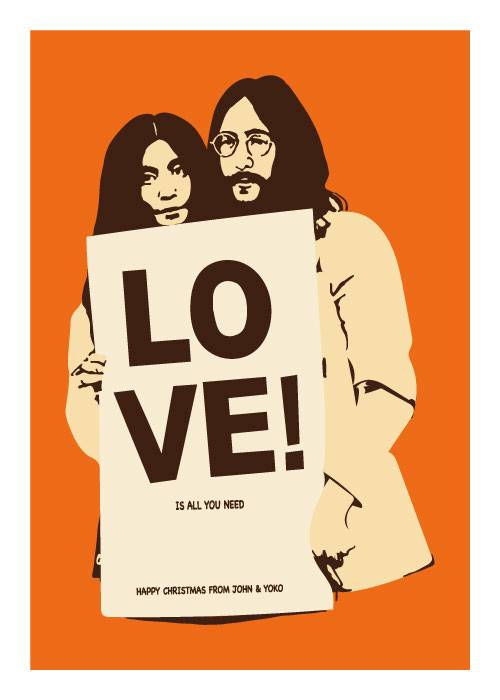 Love! John & Yoko – Vintage/Retro plakater
