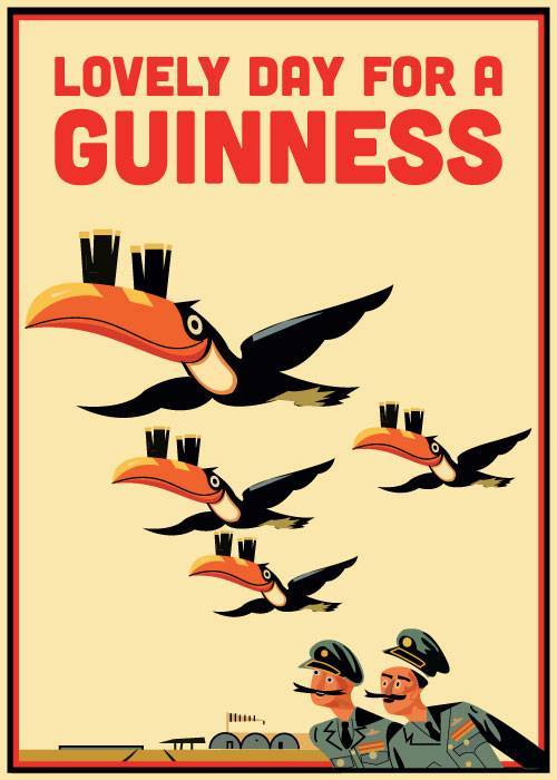 Lovely Day For A Guinness – Vintage/Retro plakater