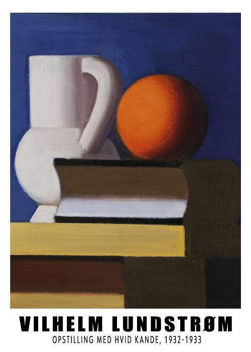 Lundstrøm Opstilling Med Hvid Kande – Kunst