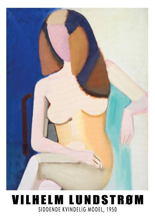 Lundstrøm Siddende Kvindelig Model