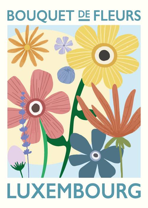 Luxembourg Flowers – Kunst
