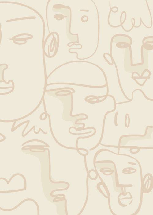 Many Lined Faces – Kunst