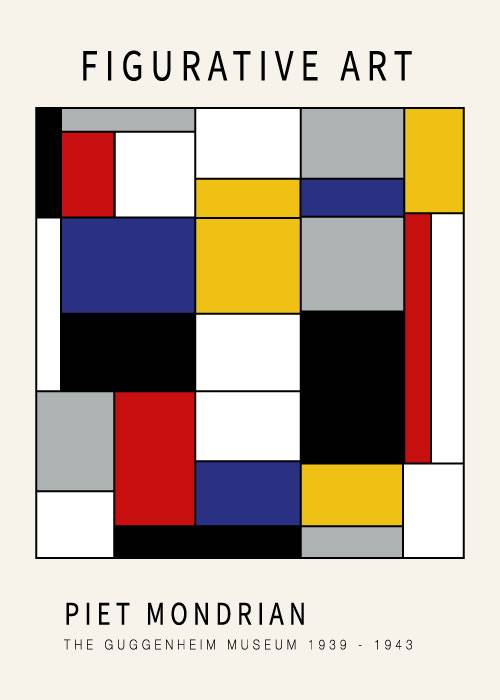 Mondrian Composition A – Kunst
