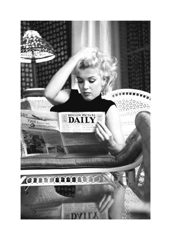 Monroe Reading – Fotokunst