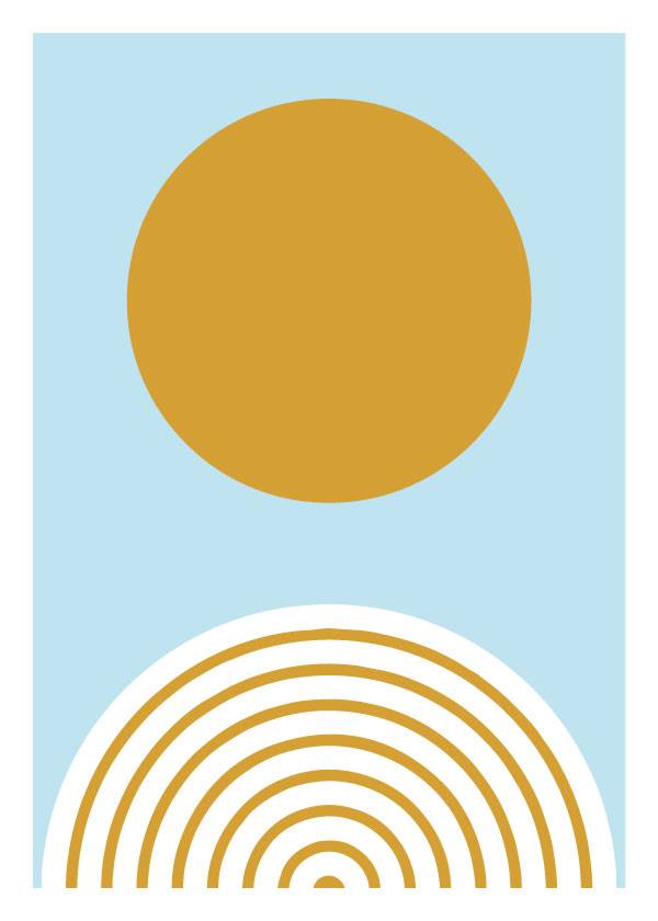 Mustard Sun Blue Sky – Kunst
