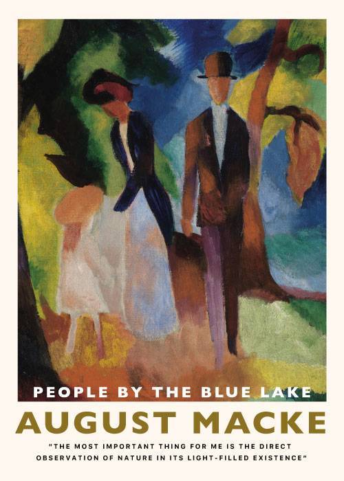 Macke By The Blue Lake – Kunst