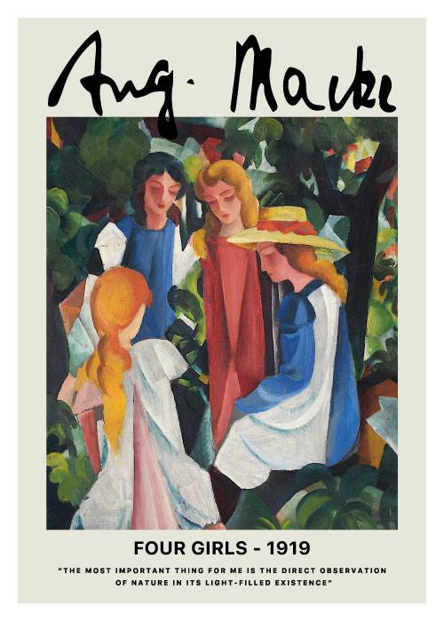 Macke Four Girls – Kunst