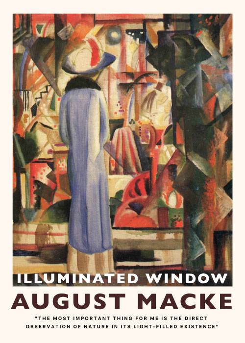 Macke Illuminated Window – Kunst