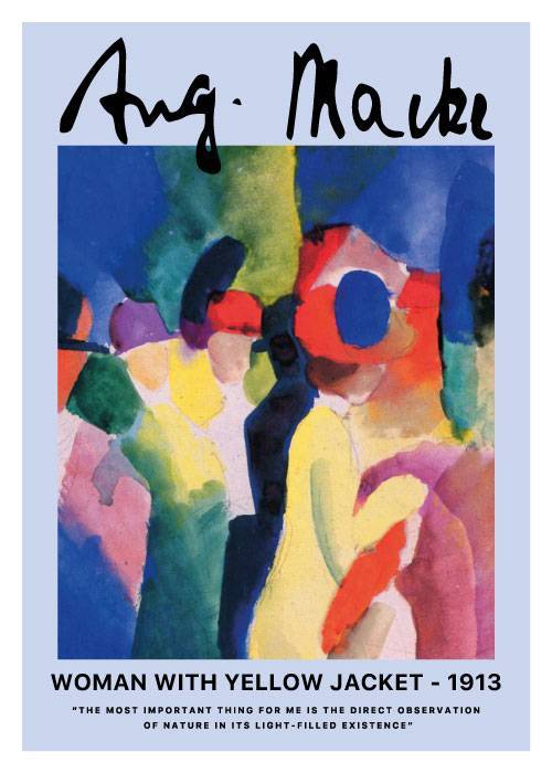Macke Yellow Jacket – Kunst