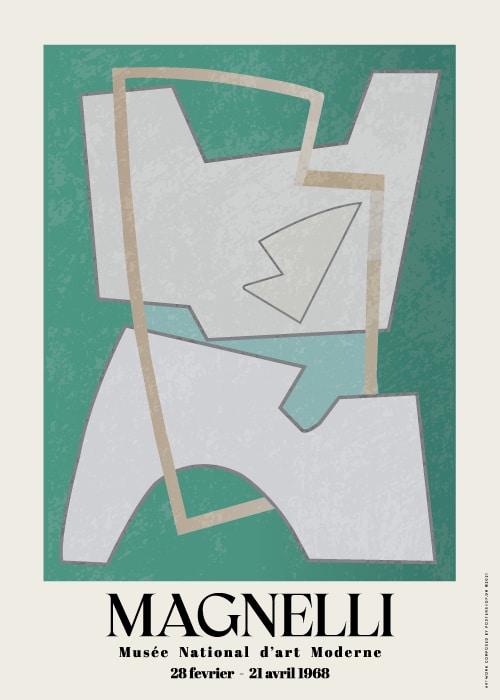 Magnelli Exhibition 1968 – Kunst