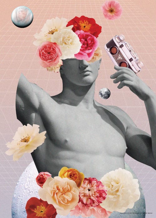 Mande Et Fleurs – Digital Art