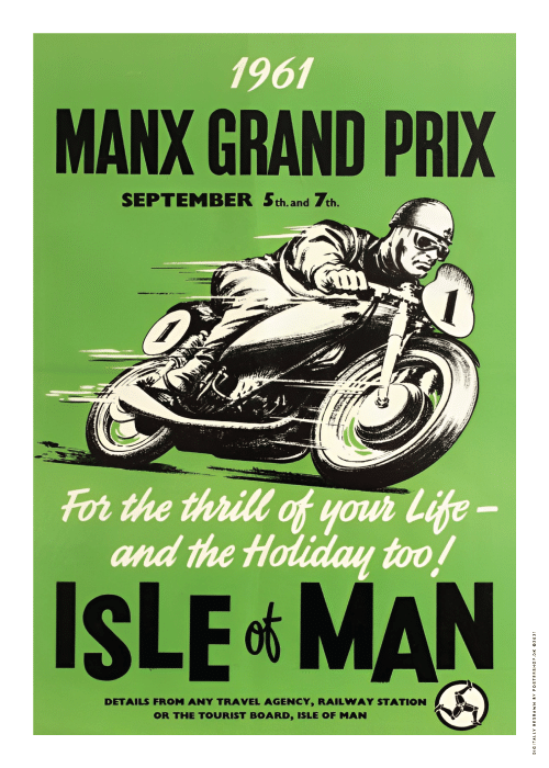 Manx Grand Prix 1961 – Vintage/Retro plakater