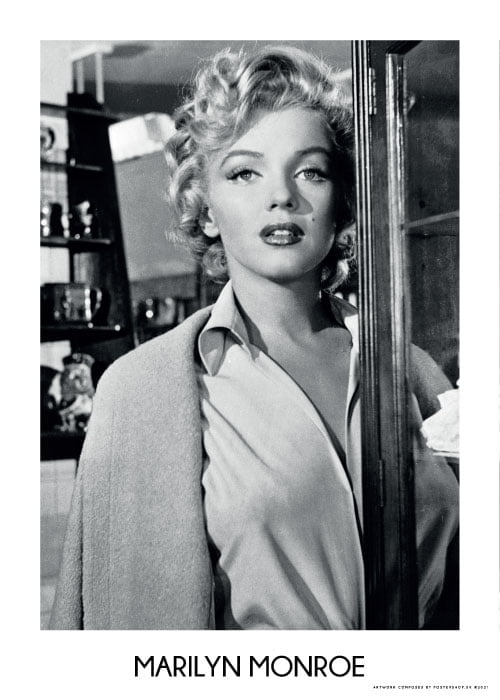 Marilyn Monroe Confused – Fotokunst