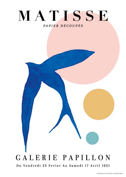 Matisse Blue Bird – Kunst