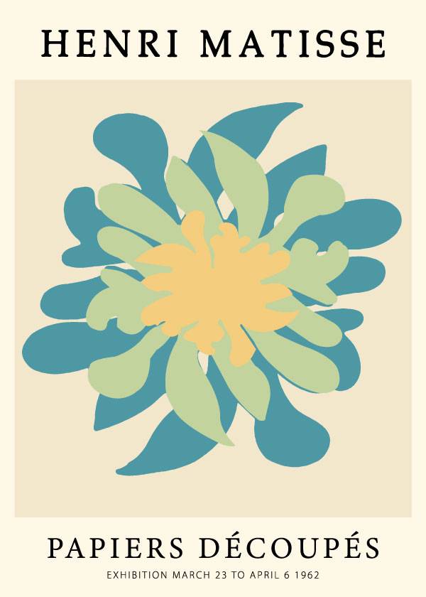 Matisse Blue Lotus – Kunst