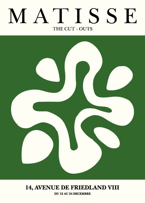 Matisse Green Radiant Flower – Kunst