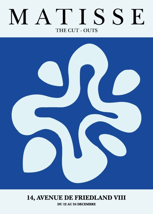 Matisse Icy Blue Flower – Kunst
