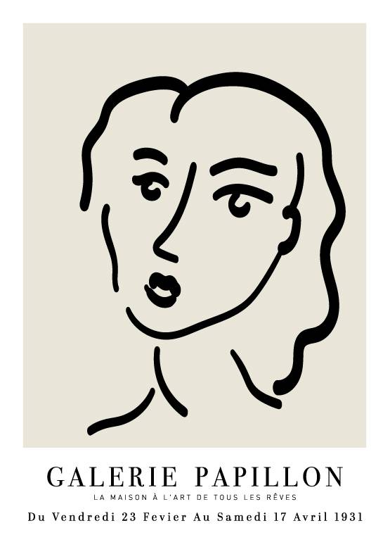 Matisse Nadia Plakat – Kunst