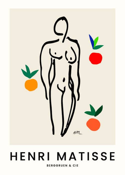 Matisse Nu Aux Oranges 1958 – Kunst