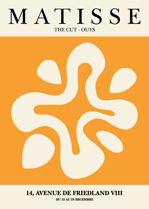 Matisse Orange Radiant Flower – Kunst