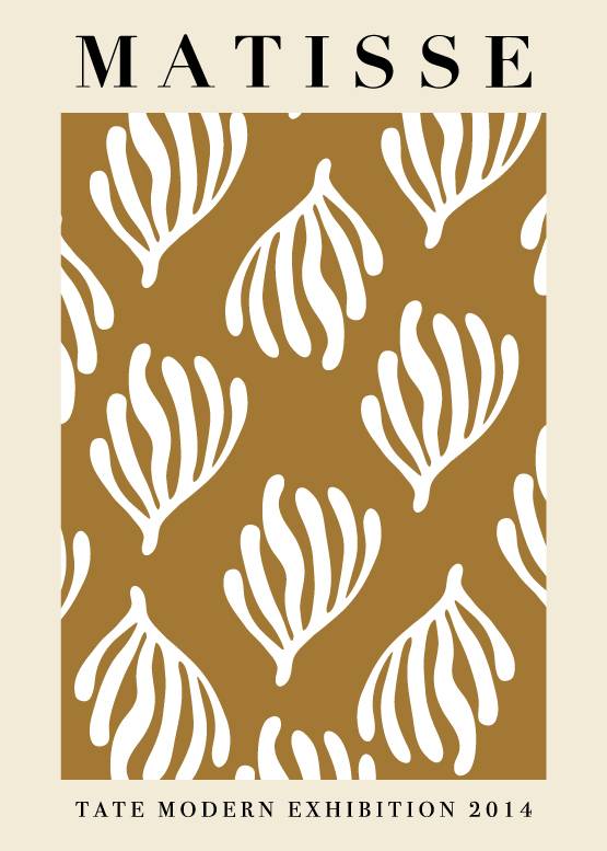 Matisse Pretty Leaves Brown – Kunst