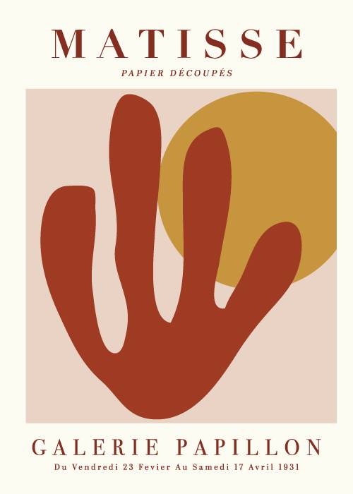 Matisse Red Leaf – Kunst