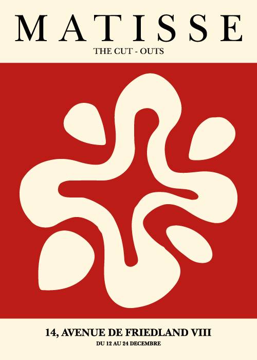 Matisse Red Radiant Flower – Kunst