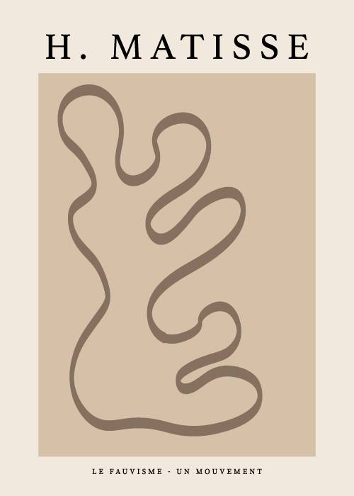 Matisse Standing Leaf – Kunst