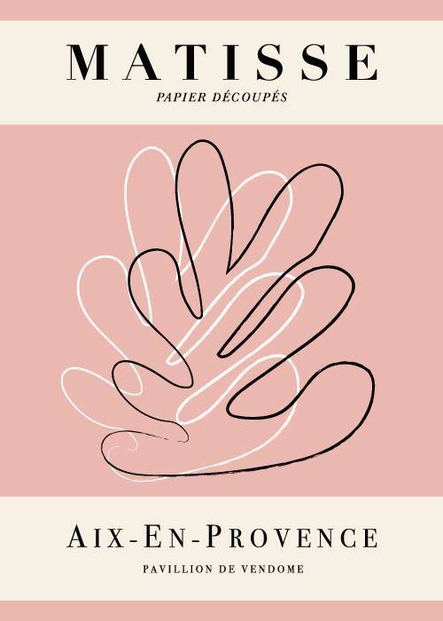 Matisse Leaf Pink – Kunst