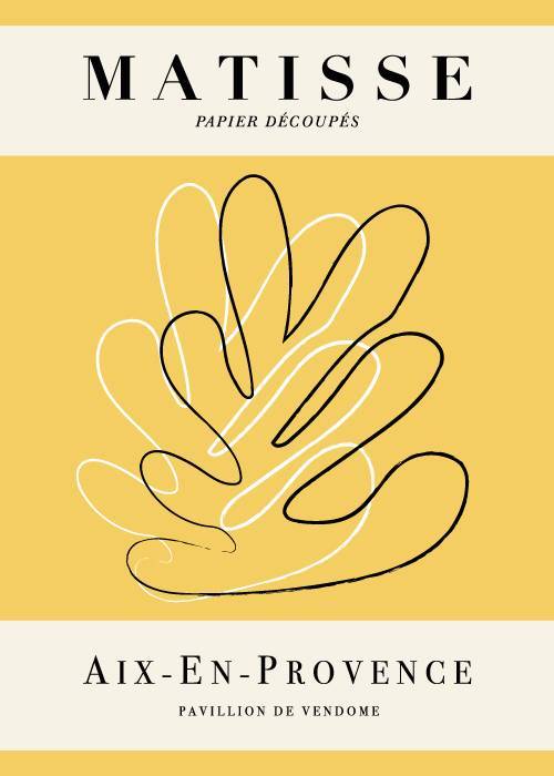 Matisse Leaf Yellow – Kunst