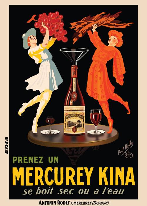 Mercurey Kina 1925 – Vintage/Retro plakater