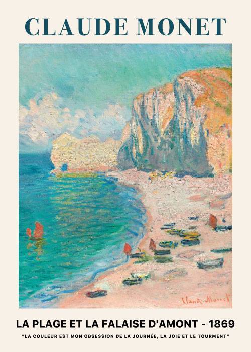 Monet Falaise D'amont – Kunst