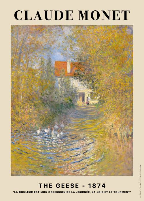 Monet Geese – Kunst